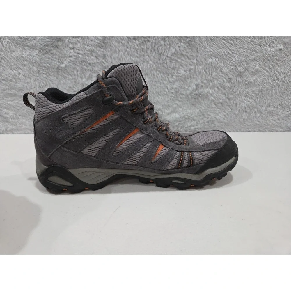 Columbia North Plains Men's YM1016-009 Brown Mid Waterproof Hiking Trail Sz 10.5